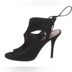 Aquazzura Suede Lace Up Heels/Booties